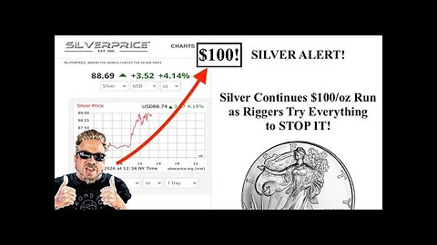 BIX WEIR | SILVER ALERT! Silver Continues on the $100/oz Run as Riggers Try Everything to STOP IT!!