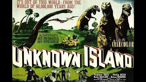 UNKNOWN ISLAND 1948 in COLOR Dinosaur Adventure Movie Filmed in CineColor FULL MOVIE in HD