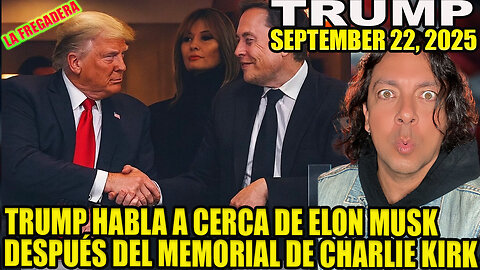TRUMP HABLA A CERCA DE ELON MUSK DESPUÉS DEL MEMORIAL DE CHARLIE KIRK