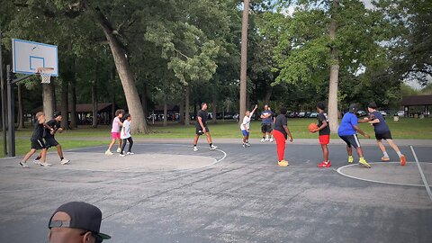 Blasian Babies Sister's 2025 YMCA Youth Basketball Team Extra Coaching & Practice Session At A Park!