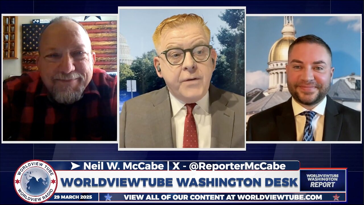 Worldview Tube Washington Desk with Neil McCabe