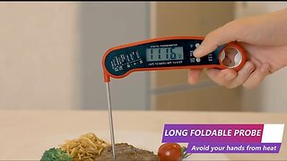 Household barbecue and baking kitchen meat folding portable digital thermometer probe