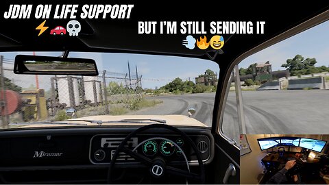 🇯🇵 Classic JDM Chaos! Rear-Wheel Drift Fun on Mixed Track 🚗💨 | BeamNG Drive