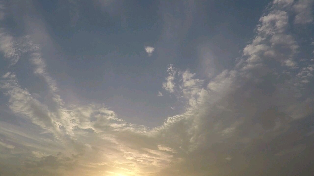 View Of Clouds On Time Lapse Mode