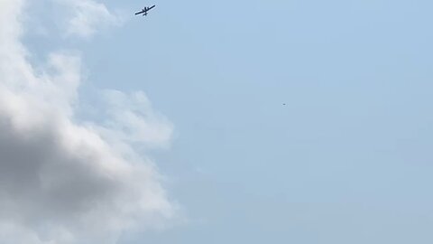 Vintage aircraft flying over Buckinghamshire UK - anyone recognise it?