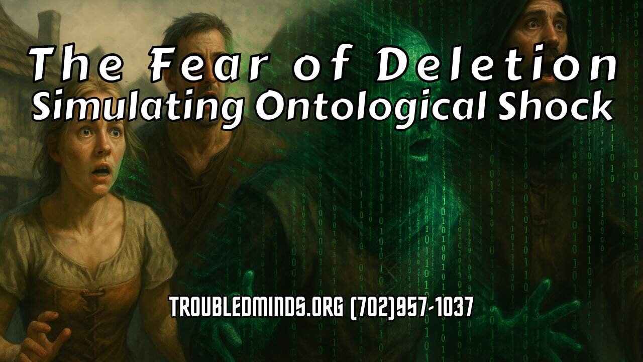 The Fear of Deletion - Simulating Ontological Shock