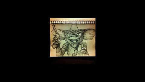 My gremlin drawing comes to life