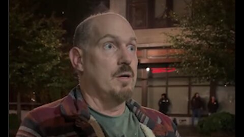 Real Demonic Man at Portland ICE (REUPLOAD)