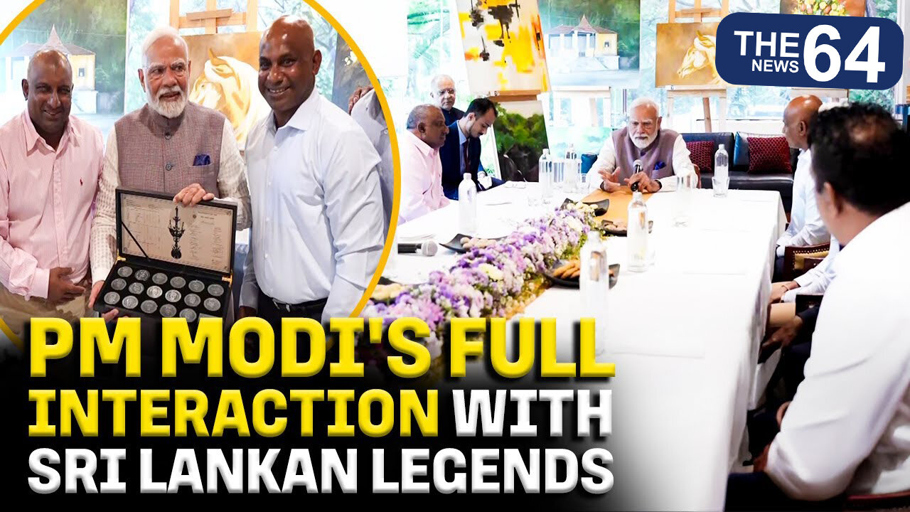 Full Video: PM Modi's fun interaction with Sri Lankan legends, Jayasuriya, Atapattu, Vaas