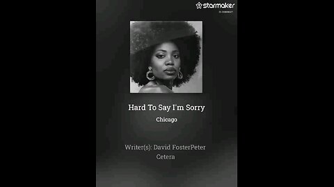 Hard To Say I'm Sorry Cover