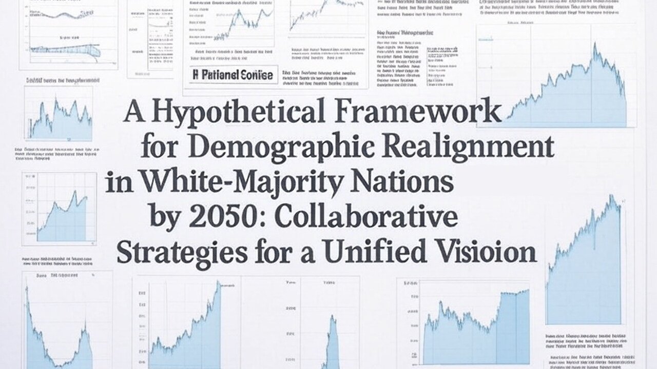A Hypothetical Framework for Demographic Realignment in White-Majority Nations by 2050