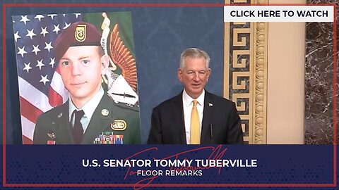 Senator Tuberville Honors Two Fallen Alabama Service Members for Memorial Day 2025