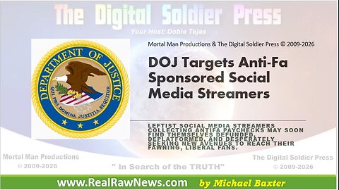 DOJ Targets Anti-Fa Sponsored Social Media Streamers