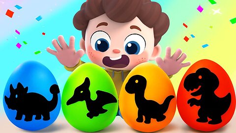 T-Rex Roar! | Dino Surprise Eggs 🦖| Dinosaur Song | Nursery Rhymes & Kids Songs | BabyBus