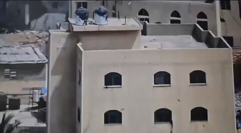 Targeted assassination Gaza. Drone to the window.