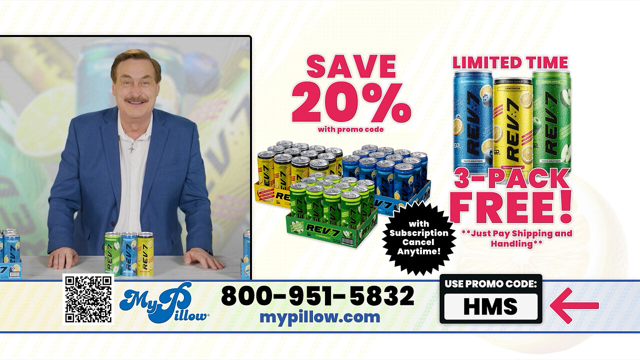 Next Generation Energy Drinks - MyPillow.com (800) 951-5832 - Promo Code "HMS" - OvercomersTV.Live