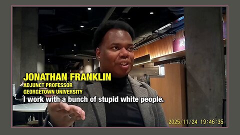 OMG 🚩Georgetown Prof calls Black Conservatives “Coons” & Whites "Stupid"