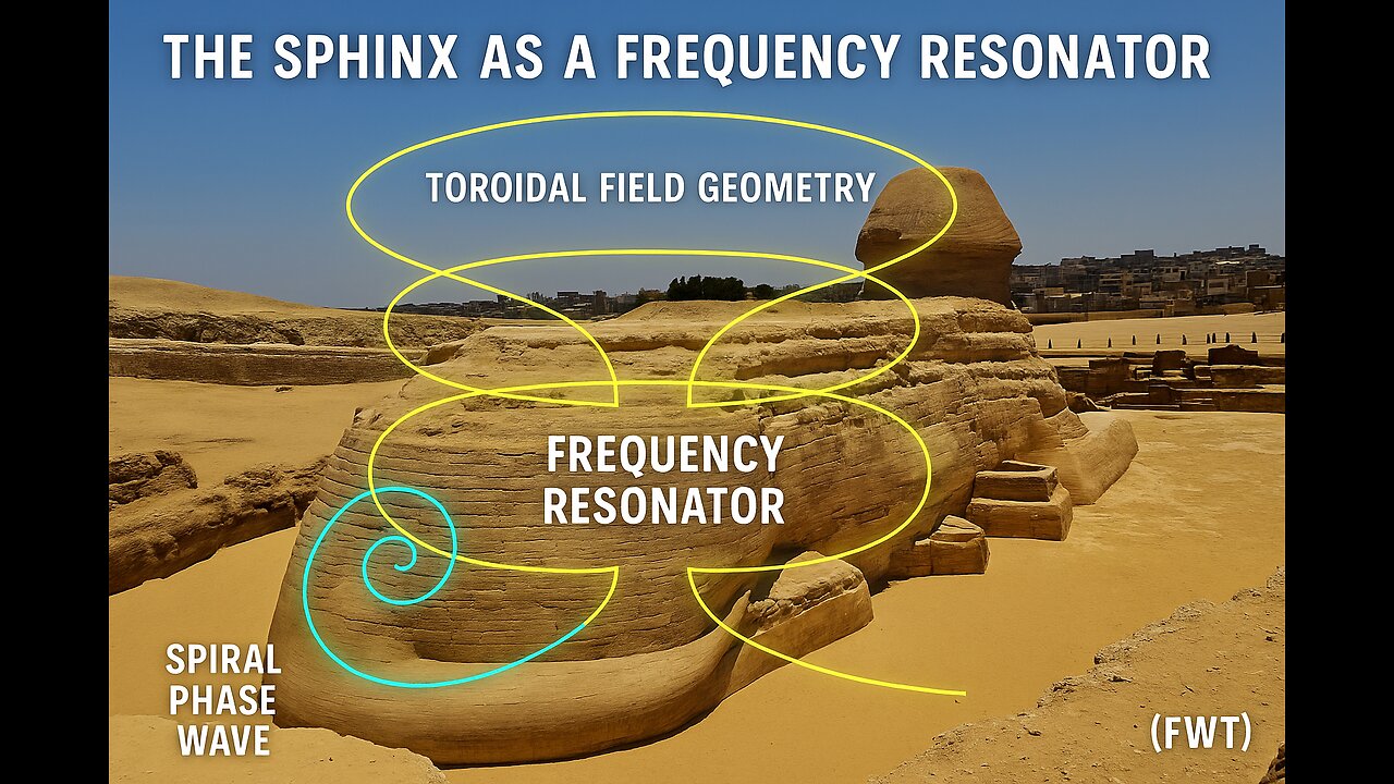 The Sphinx Has a Tail — and It’s the Missing Key to Ancient Frequency Technology