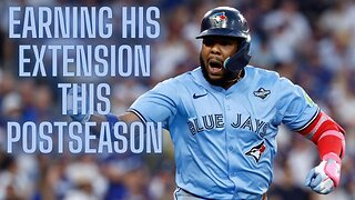 Vladimir Guerrero Jr.'s incredible postseason continues as homer helps Blue Jays set playoff record