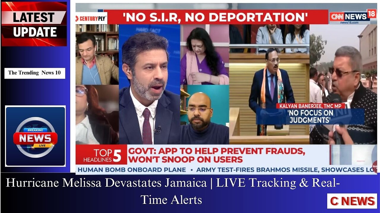 Jamaica on High Alert as Hurricane Melissa Makes Landfall | LIVE Coverage