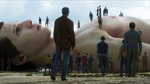 GIANT's body is found on the beach and becomes a tourist attraction