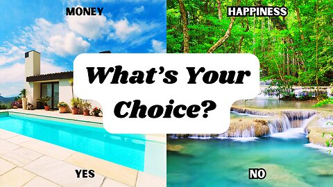 Chase Money or Live Now?