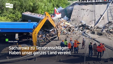 Sacharowa: "Mit Neonazi-Bazillus infizierte" Ukrainer freuen sich über das Zugunglück