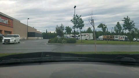 Driving around the city of Kenai, Alaska