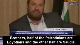WATCH: ARE PALESTINIANS AN "INVENTED PEOPLE"? LISTEN to what a Hamas official has to say.