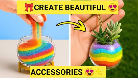 🎀 CREATE BEAUTIFUL ACCESSORIES WITH SIMPLE SUPPLIES 😍✨
