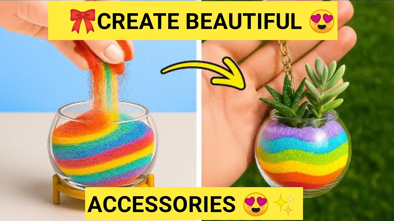 🎀 CREATE BEAUTIFUL ACCESSORIES WITH SIMPLE SUPPLIES 😍✨
