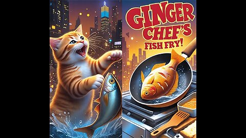 Masala Master: Ginger Cat’s Fish Fry Adventure! 🐟🔥