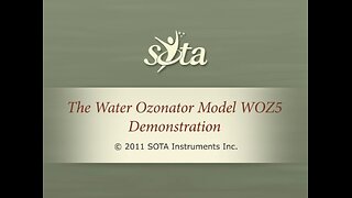 SOTA Water Ozonator - Model WOZ5 - Push Button