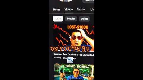 on youtube 📉