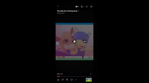 this is Sonic when he's pregnant getting tickled his pregnant tummy tickled he hates being tickled