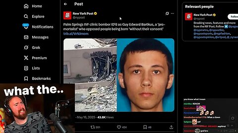 Fertility clinic bomber was a 25-year-old redditor..