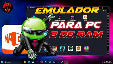 EL MEJOR EMULADOR CORRE EN CUALQUIER PC + APK DE ENTRETENIMIENTO GRATIS ALIENDELTA-X