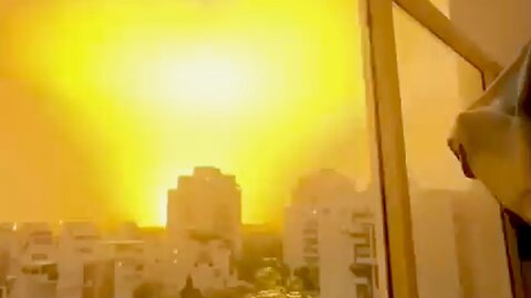 FIFTH WAVE OF IRANIAN MISSILE OVER TEL AVIV BY DAY