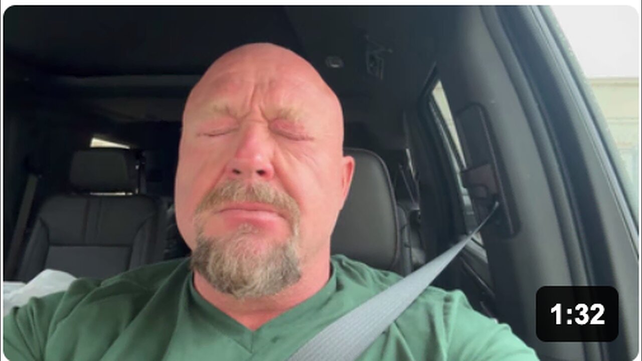 Alex Jones in tears after the White House said there's no Epstein Client List.