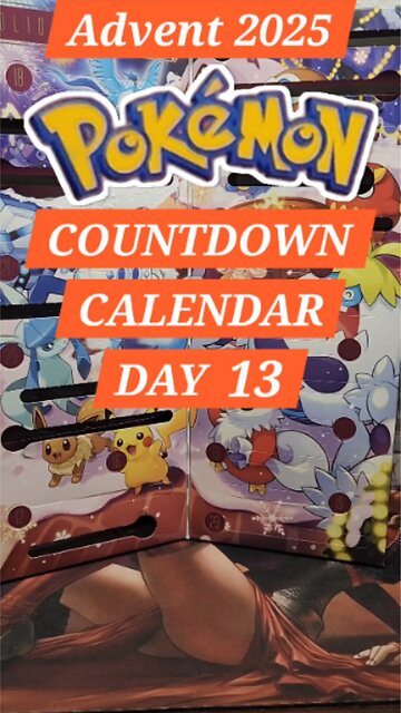 Advent Day 13 Pokémon Countdown Calendar