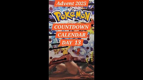 Advent Day 13 Pokémon Countdown Calendar