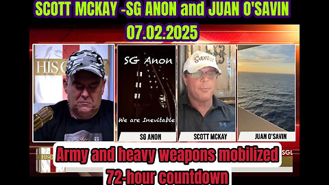 SCOTT MCKAY -SG ANON and JUAN O'SAVIN:Army and Heavy Weapons Mobilized,,72-Hour Countdown