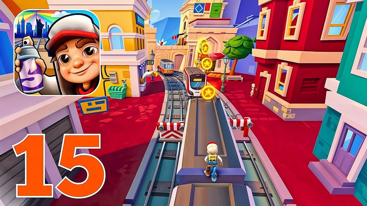 Subway Surfers - Gameplay Walkthrough Part 15 - Run Rush (iOS, Android)