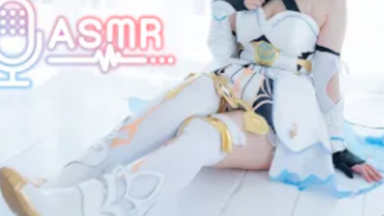 [ASMR Cosplay Live Action] Genshin Impact/Hotaru Cosplay at Zero Distance ♡ Whispering & Earwigs