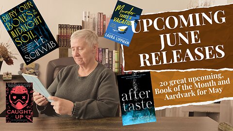 20 June Book Releases - Book of the Month and Aardvark - some amazing choices in every genre