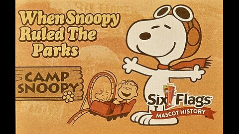 Good Grief Six Flags. When Snoopy Ruled the Parks