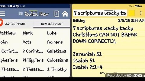 7 scriptures wacky tacky Christians CAN NOT BREAK DOWN CORRECTLY