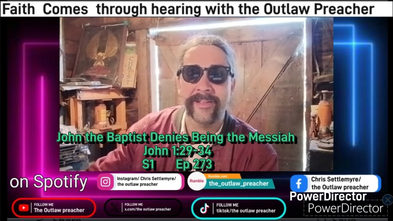 John the Baptist Denies Being the Messiah John 1:29-34 S1 Ep 273