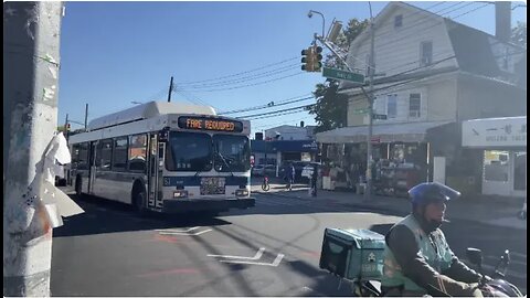 Q25 New Flyer C40LF Citybus in Holly Ave Flushing Main Street