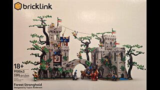 Unboxing & Building Lego 910043 Forest Stronghold-Part 1
